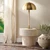 Jamie Young Notch Mango Wood Round Side Table