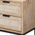 Jamie Young Reed 2 Drawer Side Table