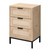 Jamie Young Reed 3 Drawer Side Table