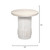Jamie Young Studded Washed Wood Side Table - White