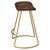 Jamie Young Theo Leather Counter Stool - Brown