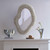 Jamie Young Amoeba Wood Beaded Wall Mirror