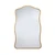 Jamie Young Aurora Wavy Iron Wall Mirror - Antique Brass
