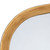 Jamie Young Aurora Wavy Iron Wall Mirror - Antique Brass