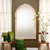 Jamie Young Bardot 60" Wood & Buffalo Bone Arch Wall Mirror