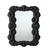 Jamie Young Baroque Resin Wall Mirror - Black