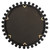 Jamie Young Brighton Round Wood Mirror - Charcoal