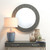 Jamie Young Chester Shagreen Round Mirror - Grey