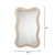 Jamie Young Deli Wavy Bamboo Wall Mirror - Cream