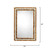 Jamie Young Interwoven Wood & Buffalo Bone Rectangle Mirror
