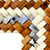 Jamie Young Interwoven Wood & Buffalo Bone Rectangle Mirror