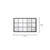 Jamie Young Tribecca Iron Grid Rectangle Wall Mirror - Black