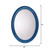 Jamie Young Valley Raffia Oval Wall Mirror - Indigo