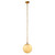Jamie Young Camber 1-Light Glass Pendant - Blue
