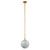 Jamie Young Camber 1-Light Glass Pendant - Blue