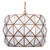 Jamie Young Hollywood 1-Light Glass and Metal Pendant