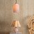 Jamie Young Holt 1-Light Glass Pendant - Pink