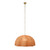 Jamie Young Rosemary 1-Light Natural Palm Leaf Pendant - Large
