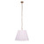 Jamie Young Scalloped 1-Light Pendant - Boucle Linen