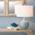 Jamie Young Aubrey Ceramic Table Lamp - Blue