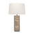 Jamie Young Canyon Wood Veneer Table Lamp - Sand Grey