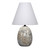 Jamie Young Capsule Travertine Table Lamp with Linen Shade