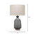Jamie Young Frosted Glass Table Lamp - Grey