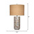 Jamie Young Lucille Mother of Pearl Table Lamp with Raffia Shade