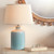 Jamie Young Milk Jug Glass Table Lamp - Blue