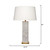 Jamie Young Preston Mother of Pearl Table Lamp with Linen Shade