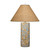 Jamie Young Serene Ceramic Table Lamp with Raffia Shade