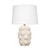 Jamie Young Silas Ceramic Table Lamp with Linen Shade