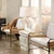 Jamie Young Swan Resin Table Lamp with Linen Shade