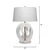 Jamie Young Swan Resin Table Lamp with Linen Shade