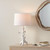 Jamie Young Sycamore Resin Table Lamp with Linen Shade