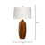 Jamie Young Toffee Ceramic Table Lamp - Cider Brown
