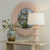 Jamie Young Trousdale Polyresin Table Lamp with Linen Shade