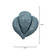 Jamie Young Anguilla1-Light Wood Beaded Wall Sconce - Blue