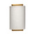 Jamie Young Riley Linen 1-Light Wall Sconce