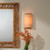 Jamie Young Riley Raffia 1-Light Wall Sconce