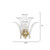 Jamie Young Cala 1-Light Sconce - Clear
