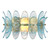 Jamie Young Coronet 1-Light Wall Sconce - Blue