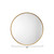 Jamie Young Refined Iron Round Extra Large Wall Mirror - Gold