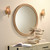Jamie Young Riley Wood Round Wall Mirror - Large
