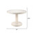 Jamie Young Bourbon Mango Wood Bistro Table - Off-White