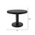 Jamie Young Bourbon Mango Wood Bistro Table - Black