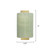 Jamie Young Confetti 1-Light Wall Sconce - Green
