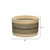 Jamie Young Cricket Seagrass Wide Basket - Green