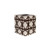 Kleenex Box Cream With Brown Squares
