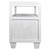 Noir 2-Drawer Side Table With Sliding Tray - White Wash